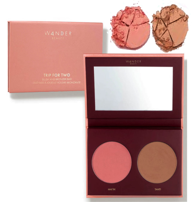 Wander Beauty Trip for Two Blush & Bronzer Bellini/Costa Rei Full Size