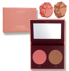 Wander Beauty Trip for Two Blush & Bronzer Bellini/Costa Rei Full Size