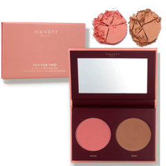 Wander Beauty Trip for Two Blush & Bronzer Bellini/Costa Rei Full Size