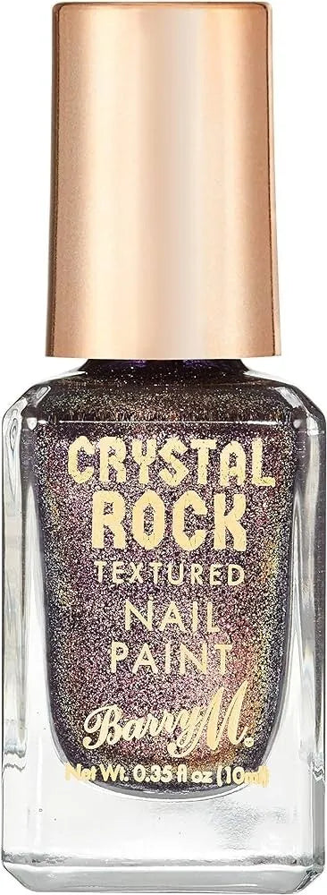 Barry M Crystal Rock Textured Nail Paint Purple Agate