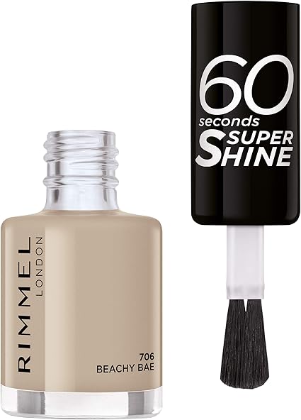 Rimmel 60 Seconds Nail Polish - Beachy Bae #706