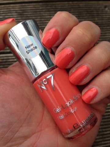 No7 Gel Finish Nail Colour Orange Spice