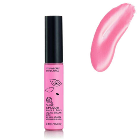 The Body Shop Shine Lipgloss Strawberry Bonbon 002  by Bodyshop