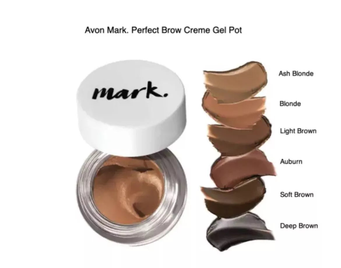 Avon Mark Perfect Brow Creme Pot Light Brown