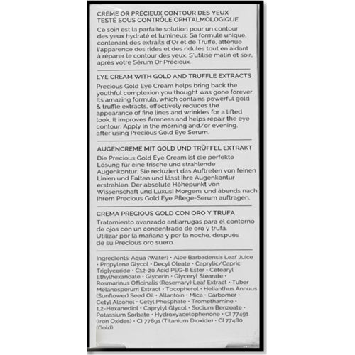 Christian Breton Eye Priority Precious Gold Eye Cream 15ml