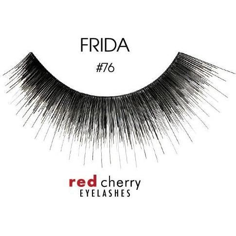 RED CHERRY Human Hair False Eyelashes #76 Frida