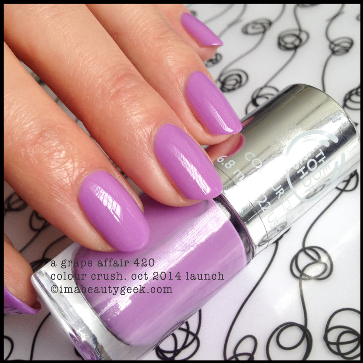 The Body Shop Colour Crush Nail Polish A Grape Affair by Bodyshop