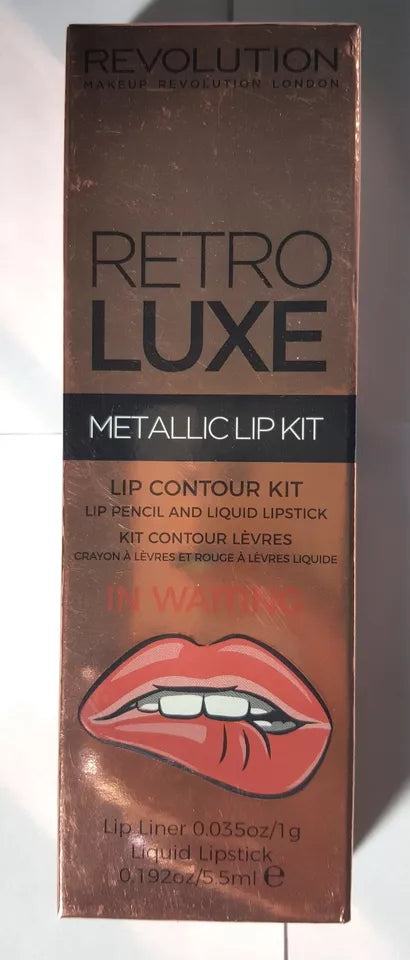 Makeup Revolution, Retro Luxe, Lipstick & Lipliner In Waiting