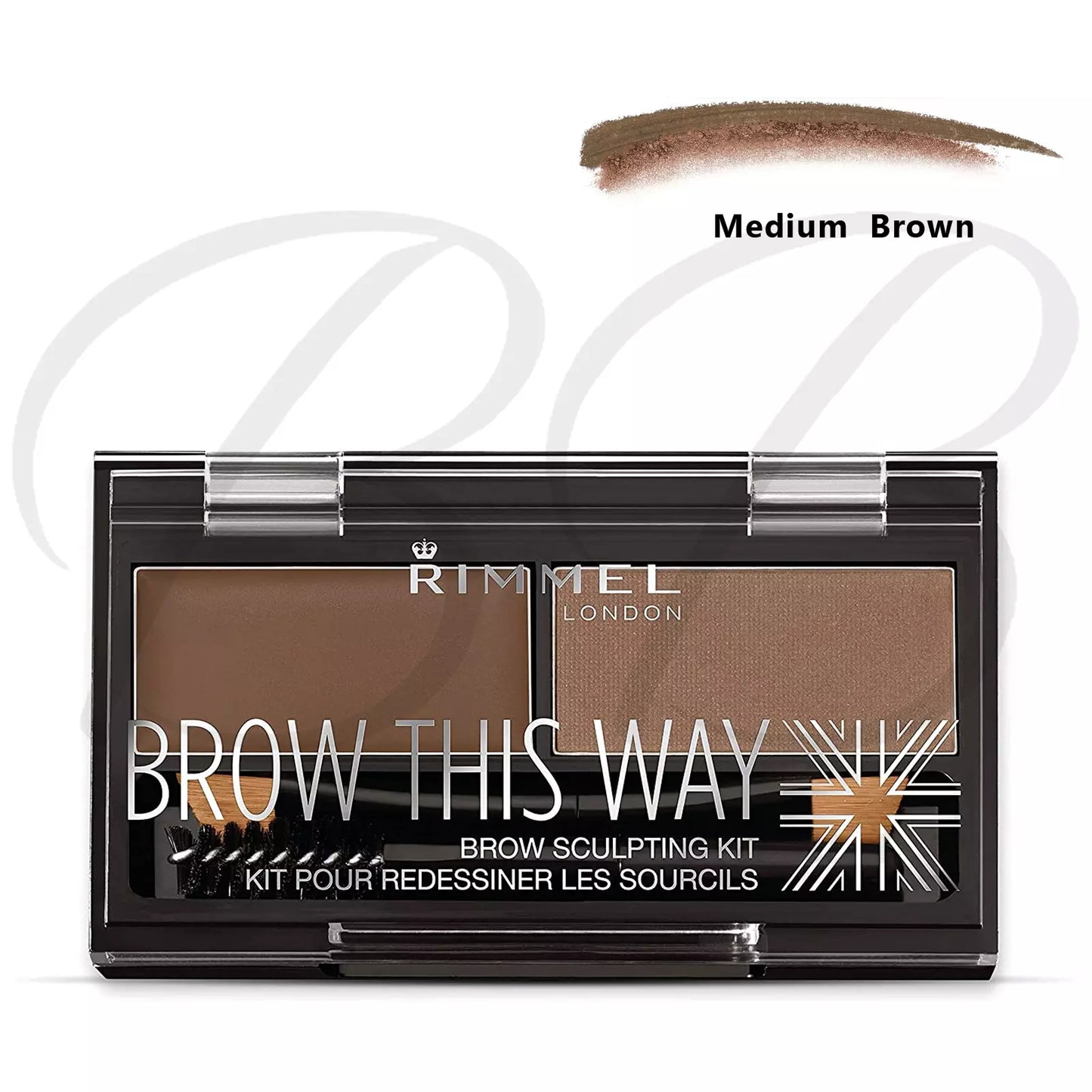 Rimmel Brow This Way Styling Sculpting Kit Medium Brown