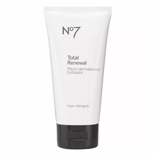 No7 Total Renewal - Micro-Dermabrasion Face Exfoliator / Face Wash 75ml