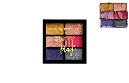 Nyx Professional Love Lust & Disco Pigment Eyeshadow Palette Do The Hustle