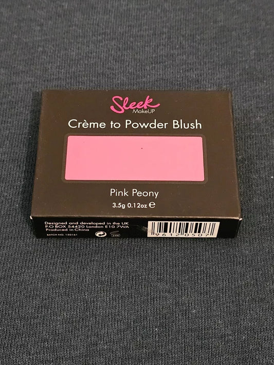 Sleek MakeUP Crème to Powder Blush Pink Peony