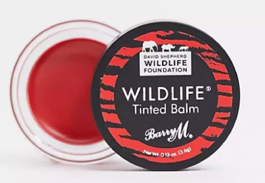 Barry M Wildlife Tinted Lip Balm Untamed Red