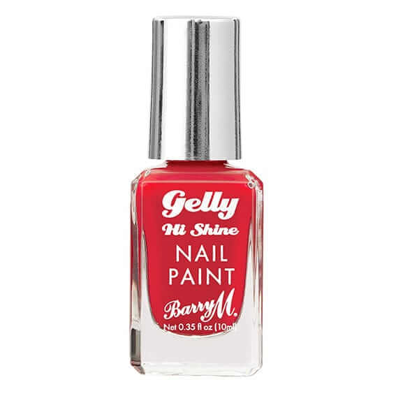 Barry M Gelly Hi Shine Nail Paint Red Velvet