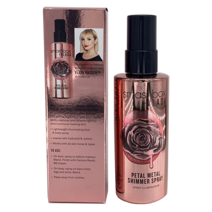Smashbox + Vlada Metal Shimmer Highlighter Spray Petal Metal
