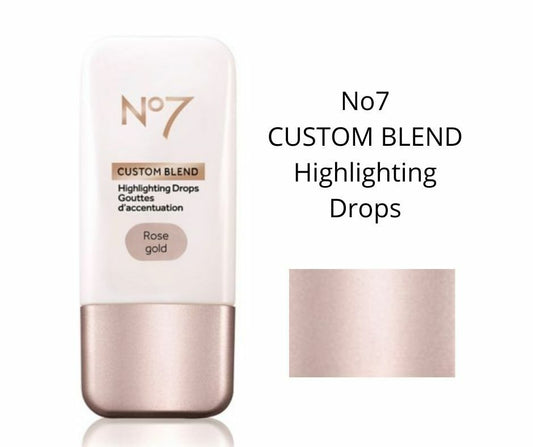 No7 Match Made CUSTOM BLEND Highlighting Drops Rose Gold