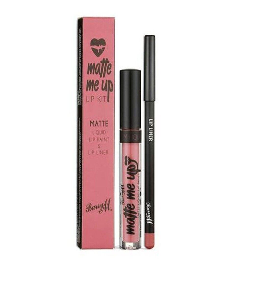 Barry M Matte Me Up Liquid Lip Kit First Date