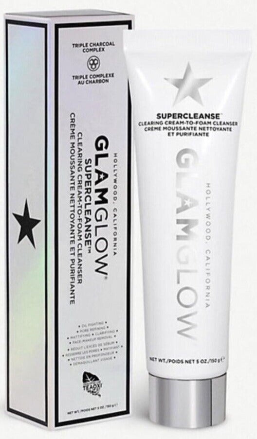 Glamglow Supercleanse Clearing Cream to Foam Cleanser Face Treatment 150g