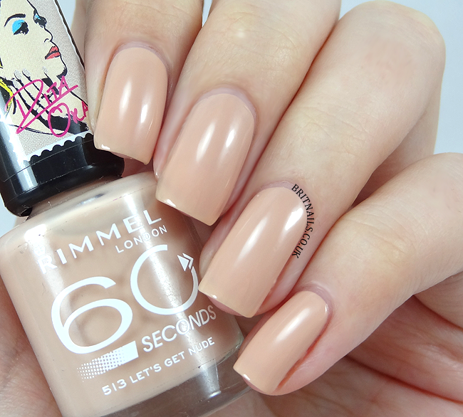 Rimmel 60 Seconds Super Shine Nail Polish Lets Get Nude