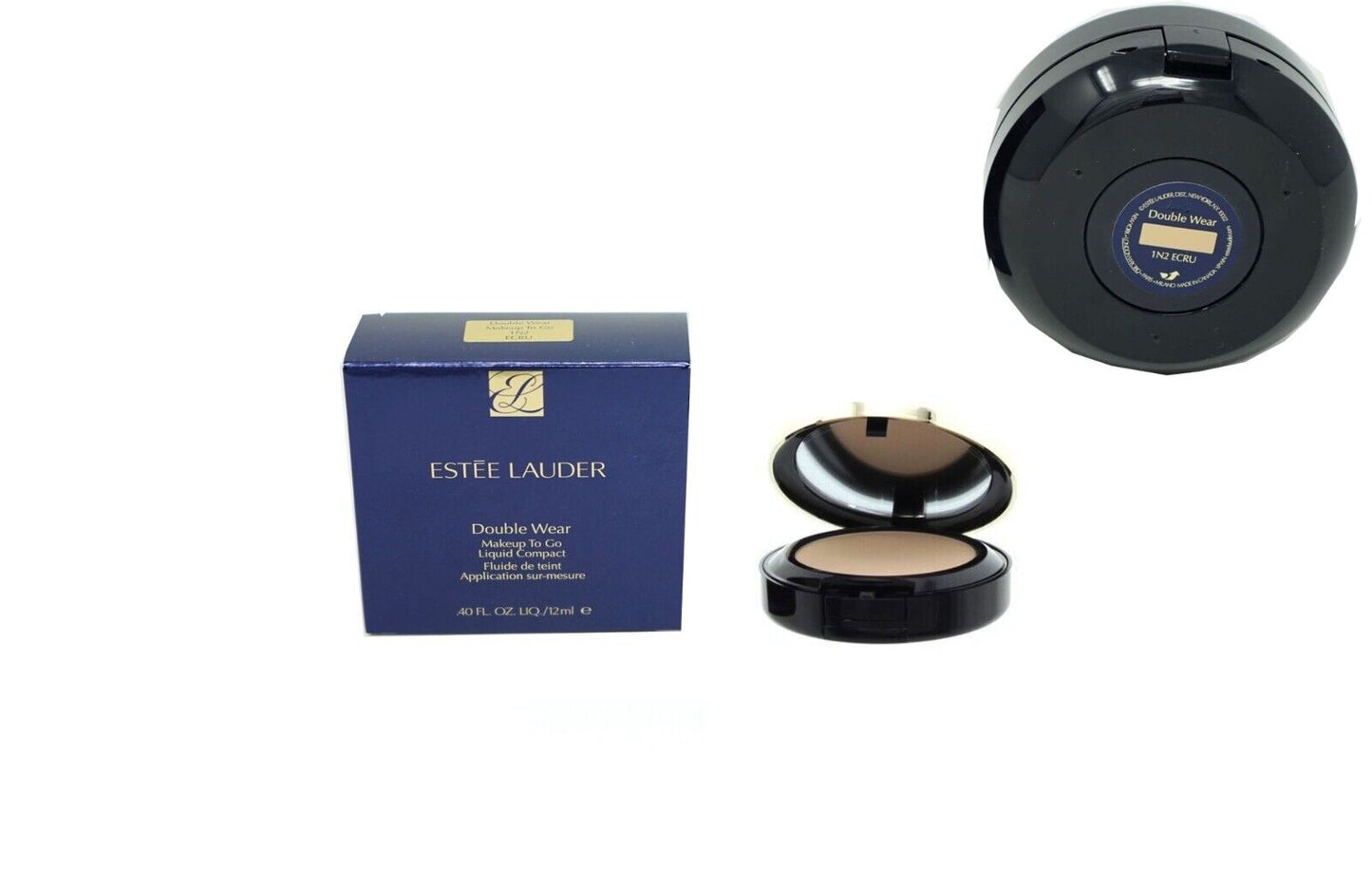 Estee Lauder Double Wear Makeup To Go Liquid Compact Ecru 1N2