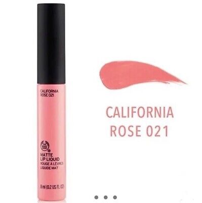 The Body Shop Matte Lipgloss Calafornia Rose 021 by Bodyshop