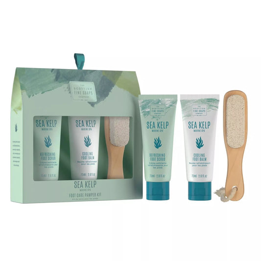 The Scottish Fine Soaps Company Natural Sea Kelp Marine Spa Footcare Pamper Kit