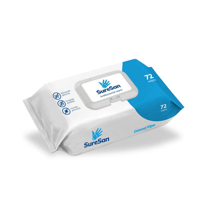 Suresan Universal Anti-bacterial Wipes 72