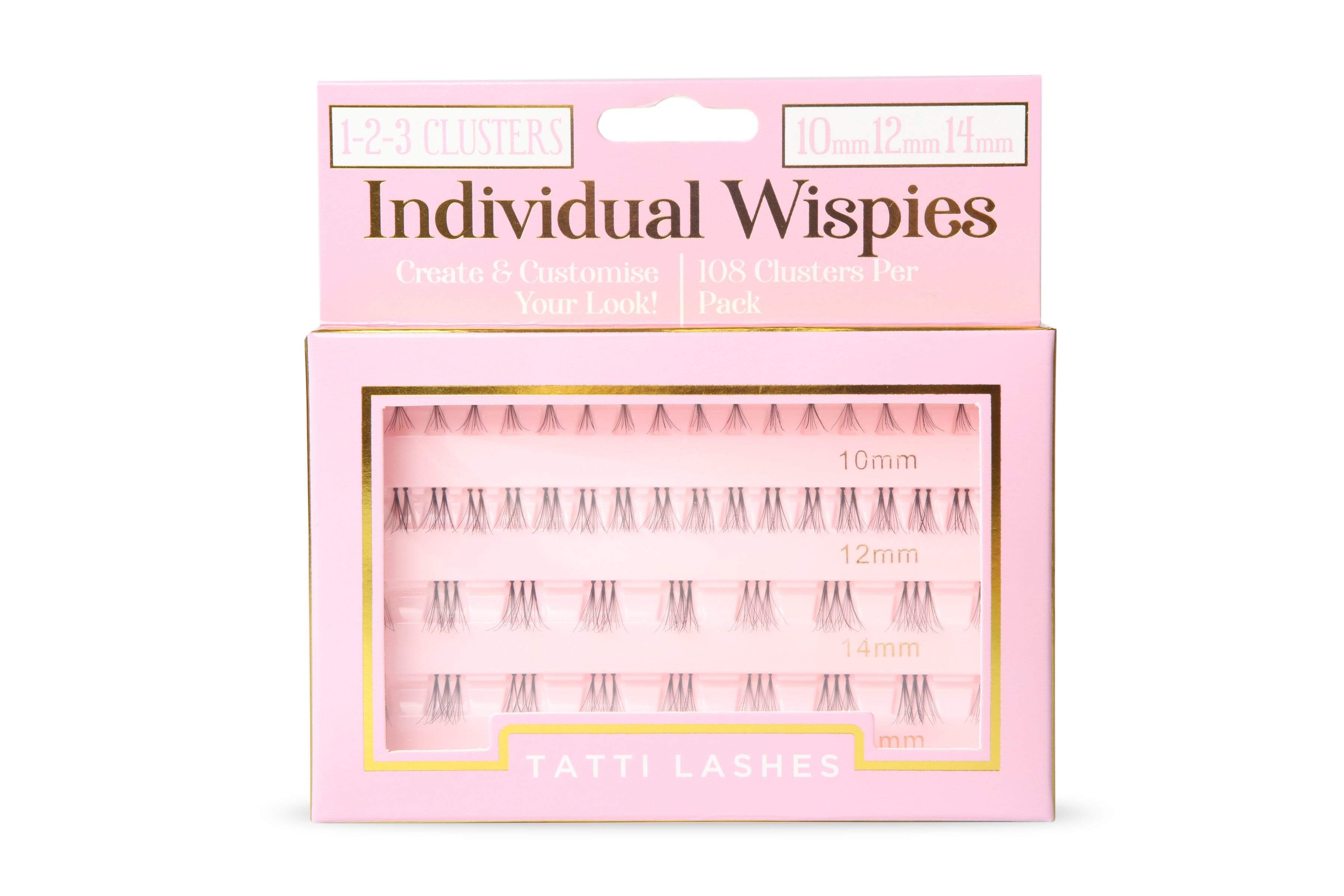 Tatti Lashes Individuals Volume Wispies 108 Clusters XL Pack – Casper ...