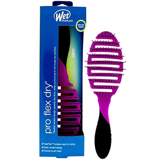 Wet Brush Pro Flex Dry Hair Brush Purple by Wetbrush