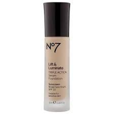 No7 Lift & Luminate Foundation SPF15 Cool Beige 30ml