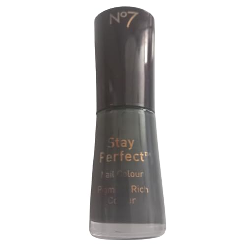 No7 Stay Perfect Nail Polish Varnish Grey Skies