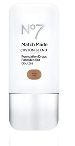 No7 Match Made CUSTOM BLEND Foundation Drops Warm Rose