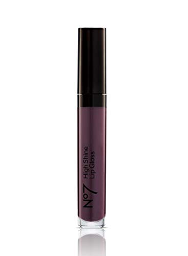 No7 High Shine Lip Gloss Glazed Plum 4.5ml