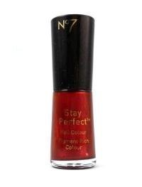 No7 Stay Perfect Nail Polish Varnish Salsa 200