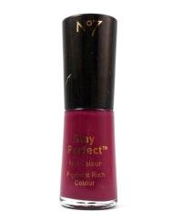 No7 Stay Perfect Nail Polish Varnish Foxglove 80