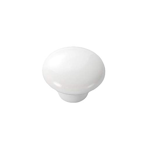 WFZ17 Candy Color Ceramic Round Drawer Handle Pull Knobs for Wardrobe Cupboard Cabinet White