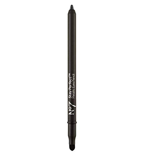 No7 Stay Perfect Metallic Eyes Pencil Blackest