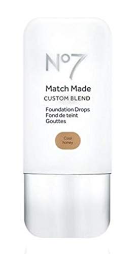 No7 Match Made CUSTOM BLEND Foundation Drops Cool Honey