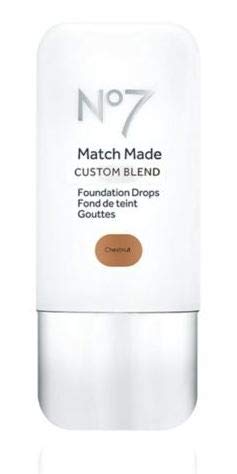 No7 Match Made CUSTOM BLEND Foundation Drops Chestnut