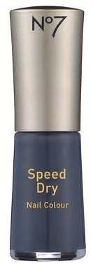 No7 Speed Dry Nail Colour - Grey Skies 02