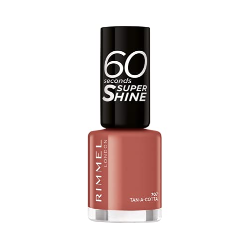 Rimmel 60 SECONDS SUPER SHINE TAN-707-A-COTTA