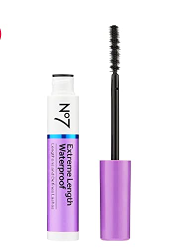 No7 Extreme Length Waterproof Mascara - Black 7ml