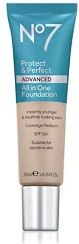 No7 Protect & Perfect Advanced All in One Foundation - WARM IVORY