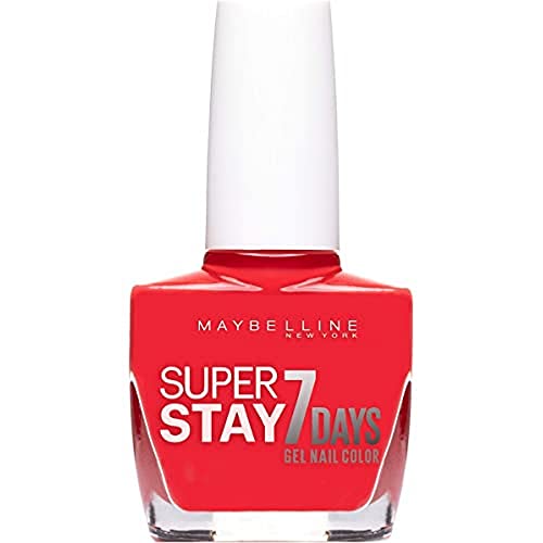 Maybelline Super Stay Gel Nail Colour, 490 Hot Salsa