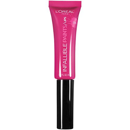 L'Oreal Paris Cosmetics Infallible Paints/Lips, Fearless Fuchsia