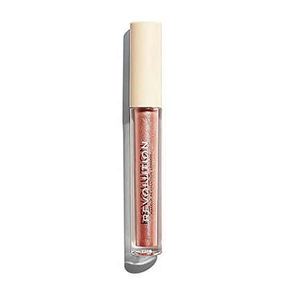 Revolution Nudes Collection Metallic Lip Gloss- Bustier