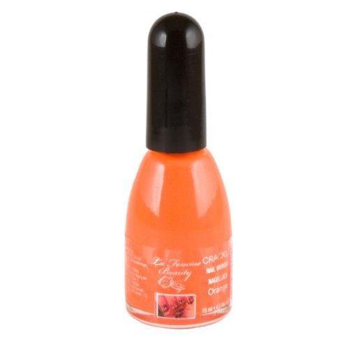 La Femme Crackle Shatter Effect Nail Polish - Orange by La Femme