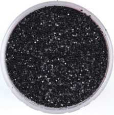 Glitter Eyeshadow Makeup for Eyes Face Body (Glitter Black)