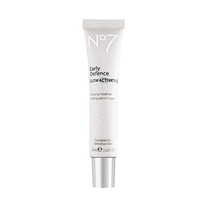 No7 Early Defence GLOW ACTIVATING Serum 30ml