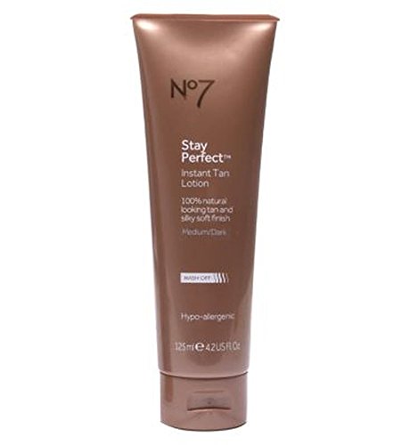 No7 Stay Perfect Instant Tan Lotion Medium/Dark 125Ml